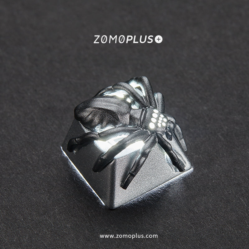 ZOMO PLUS Silver Spider Aluminium Keycap