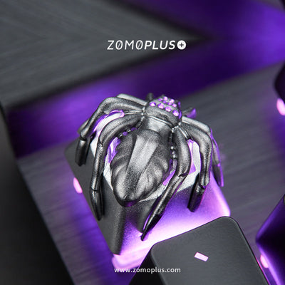 ZOMO PLUS Silver Spider Aluminium Keycap