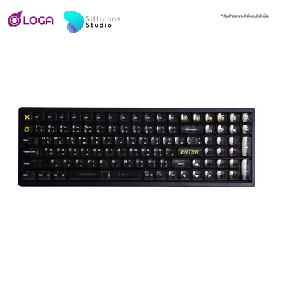 LOGA CRYSTAL SERIES :132 KEYS CLEAR KEYCAP SET