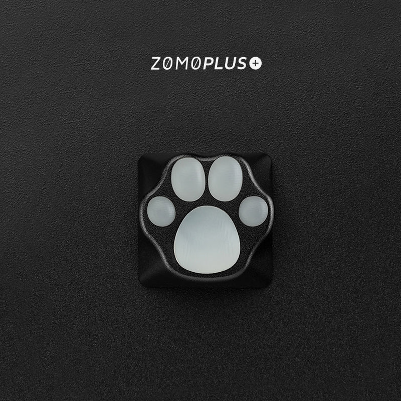 ZOMOPLUS ALUMINUM & SILICON KITTY PAW MECHANICAL KEYBOARD ARTISAN KEYCAP