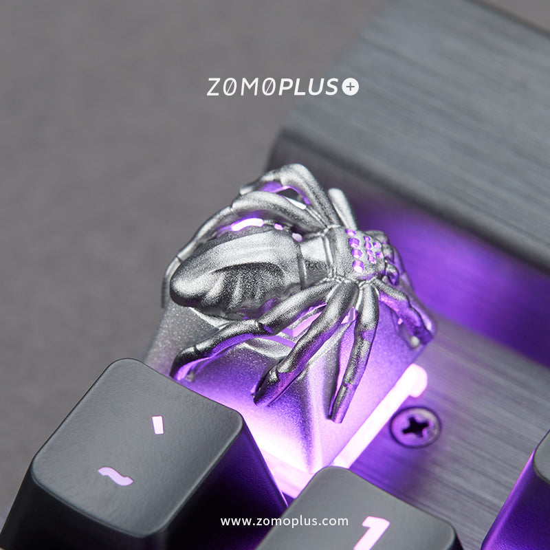 ZOMO PLUS Silver Spider Aluminium Keycap