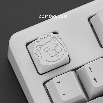 ZOMOPLUS MUR CAT MEME ALUMIUM ARTISAN KEYCAP MECHANICAL KEYBOARD KEYCAP