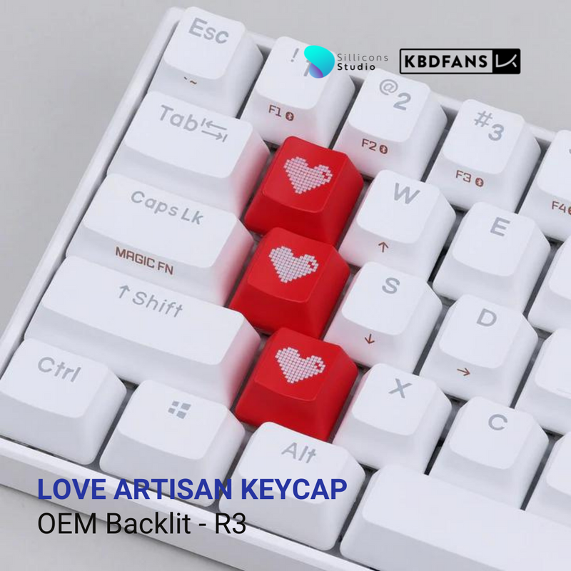 คีย์แคป KBDFans OEM Backlit LOVE ARTISAN KEYCAPS