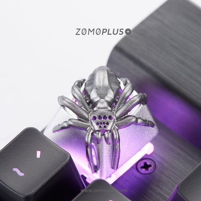 ZOMO PLUS Silver Spider Aluminium Keycap