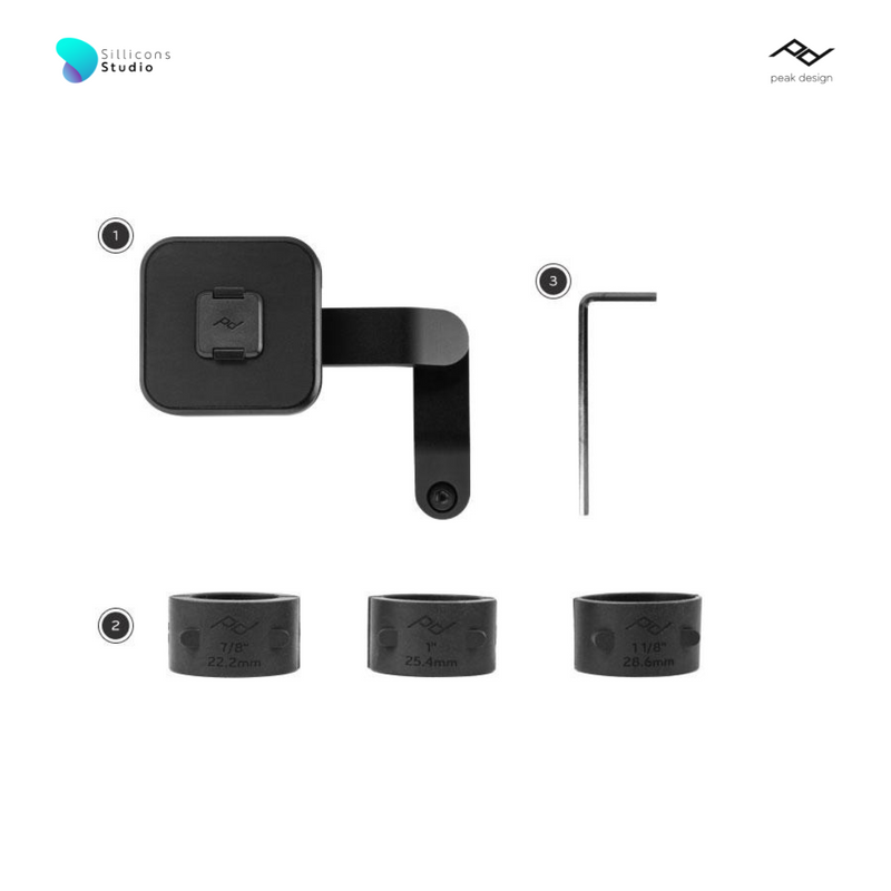 ที่จับโทรศัพท์ ที่ยึดมือถือมอเตอร์ไซค์ Motorcycle Bar mount Peak Design