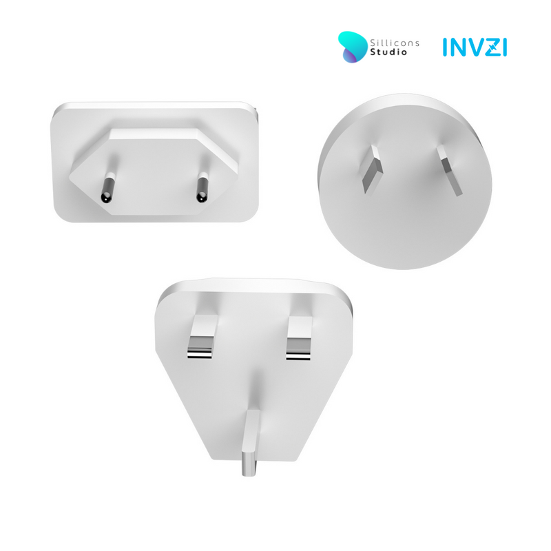 (รับประกัน 1 ปี) INVZI GaNHub 9-in-1 100W GaN USB-C Charger Power Hub Docking Station