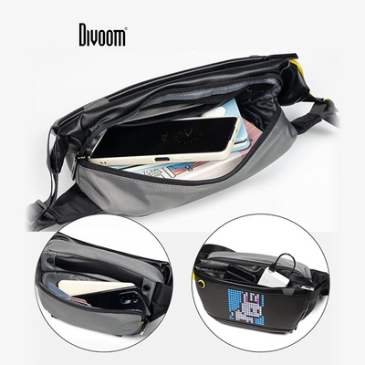 Divoom Pixoo Sling Bag กระเป๋าสะพายข้าง Pixel Art หน้าจอ LED