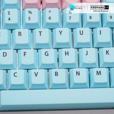 (KBDFans) PINK AND BLUE CHERRY PROFILE DYE-SUB DP0813