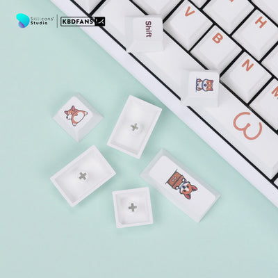 (KBDFans) CHERRY PROFILE CORGI PBT DYE-SUB KEYCAPS