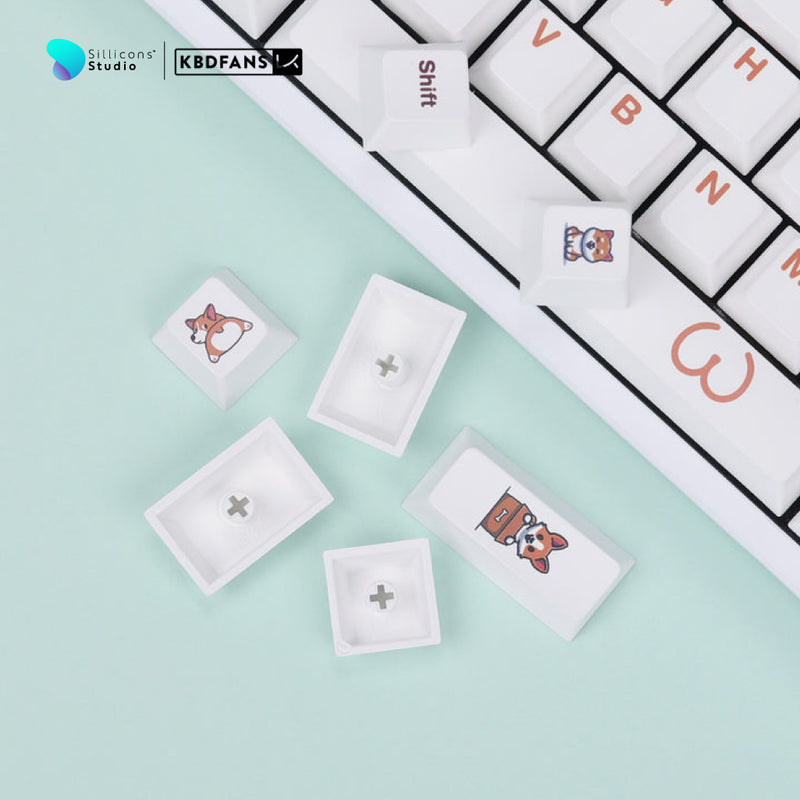 (KBDFans) CHERRY PROFILE CORGI PBT DYE-SUB KEYCAPS