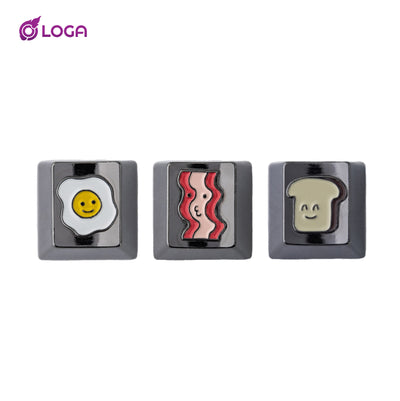 LOGA Dishcap series : Breakfast keycap