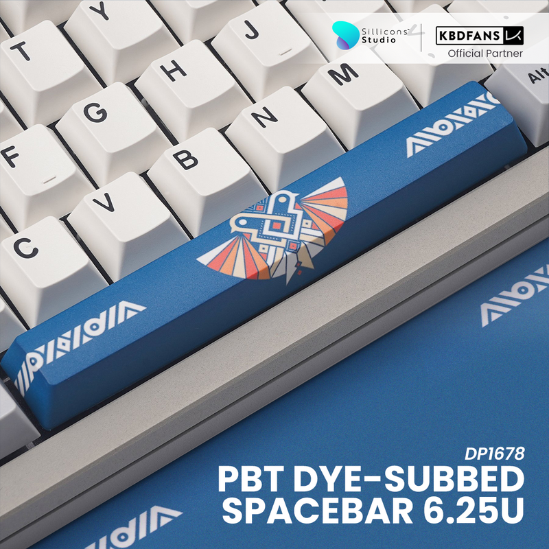 (KBDfans) PBT REVERSE DYESUB SPCEBAR 6.25U