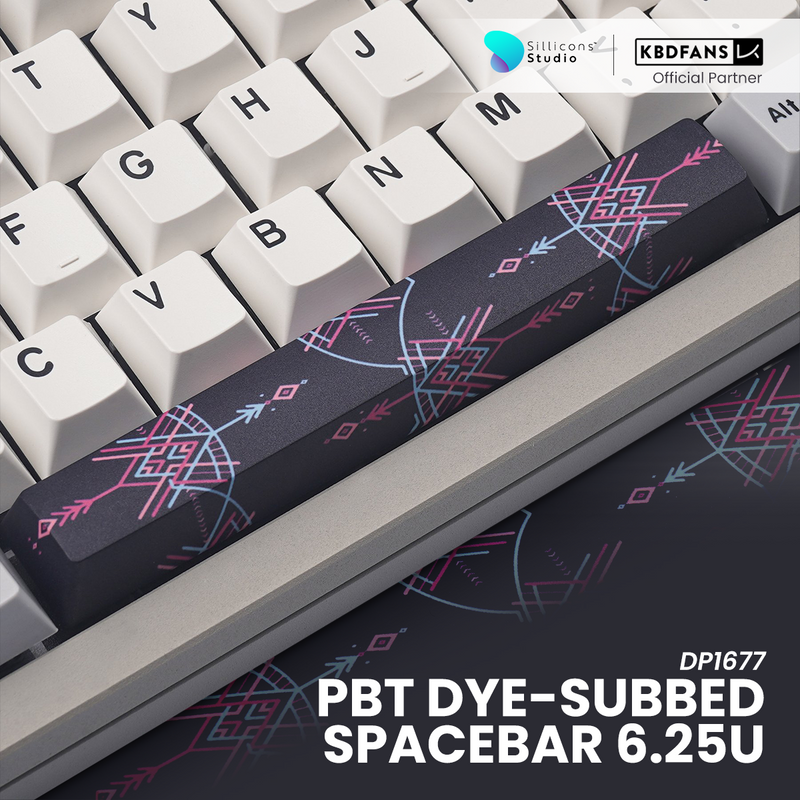 (KBDfans) PBT REVERSE DYESUB SPCEBAR 6.25U
