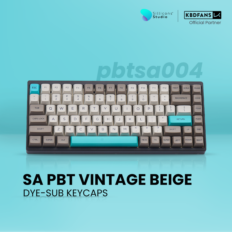 (KBDFans) SA PBT VINTAGE BEIGE