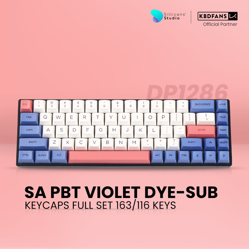 (KBDFans) SA PBT VIOLET DYE-SUB