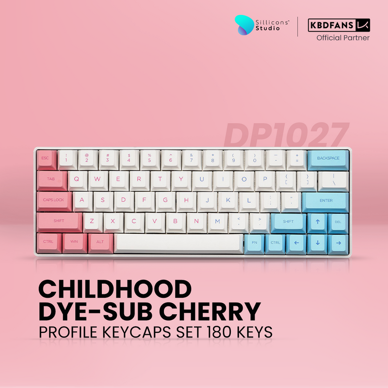 (KBDFans) CHILDHOOD DYESUB CHERRY PROFILE