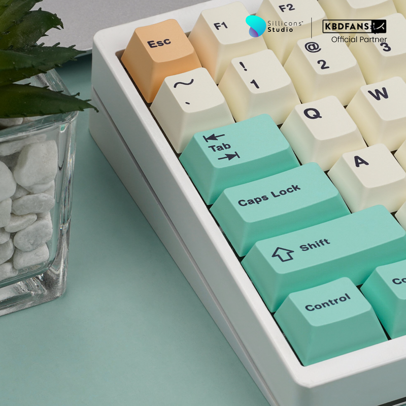 (KBDFans) CHERRY PROFILE SIMPLE GREEN DYE-SUBBED