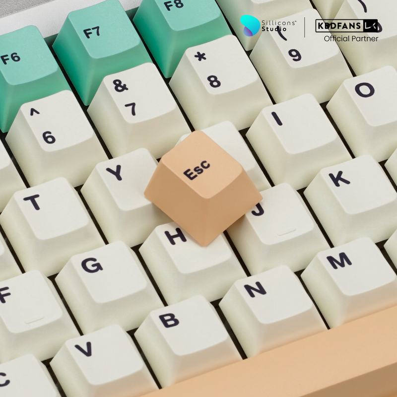 (KBDFans) CHERRY PROFILE SIMPLE GREEN DYE-SUBBED