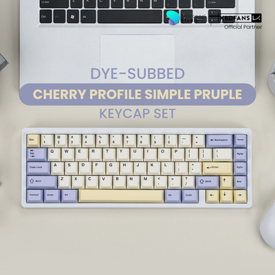 (KBDFans) CHERRY PROFILE SIMPLE PRUPLE DYE-SUBBED