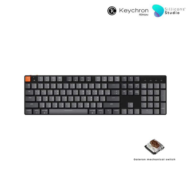 Keychron K5 SE Full size Ultra slim Wireless mechanical Keyboard คีย์บอร์ดไร้สาย ภาษาไทย