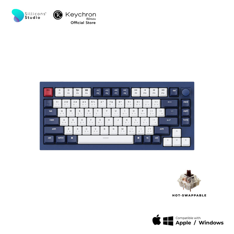 Keychron Q1 QMK Custom Mechanical Keyboard Knob Version