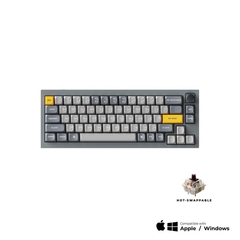 Keychron Q2 QMK Custom Mechanical Keyboard ภาษาไทย