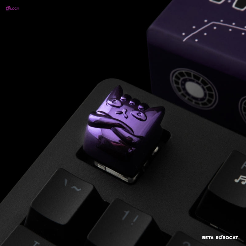 LOGA METALLIC KEYCAP SERIES : BETA THE ROBO CAT