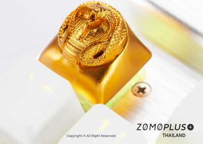 ZOMO PLUS Golden King Cobra Aluminium Keycap