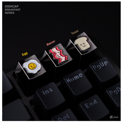 LOGA Dishcap series : Breakfast keycap