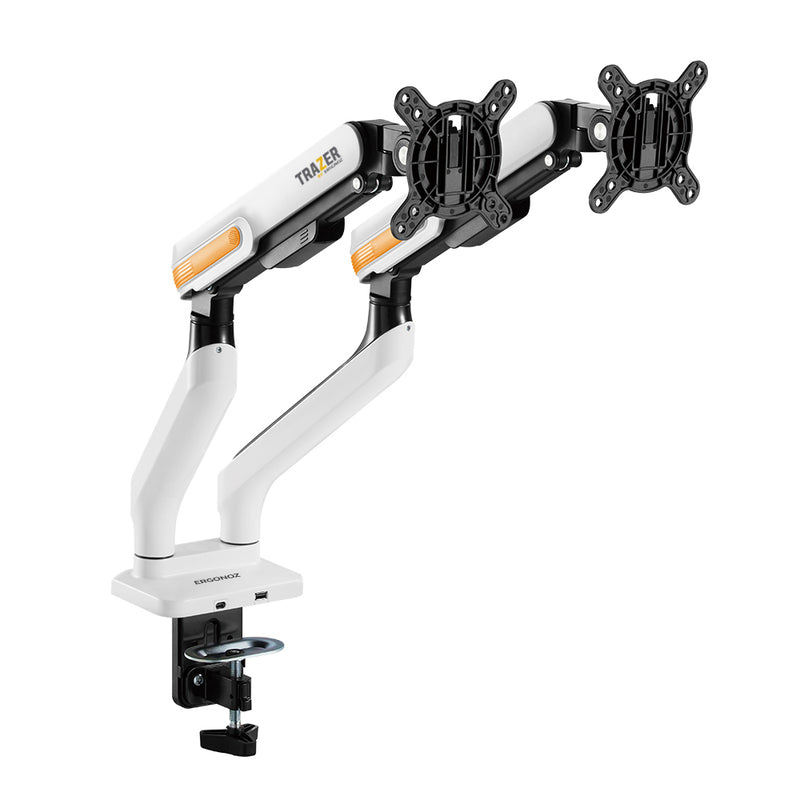 ERGONOZ ขาตั้งจอคอม แขนจับจอ ขาตั้งจอ ขาตั้งจอคอมพิวเตอร์ Monitor Arm รุ่น TRAZER สำหรับหน้าจอ 17 - 32 นิ้ว