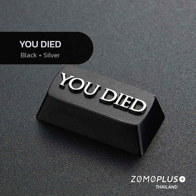 YOU DIED  Aluminium Keycap